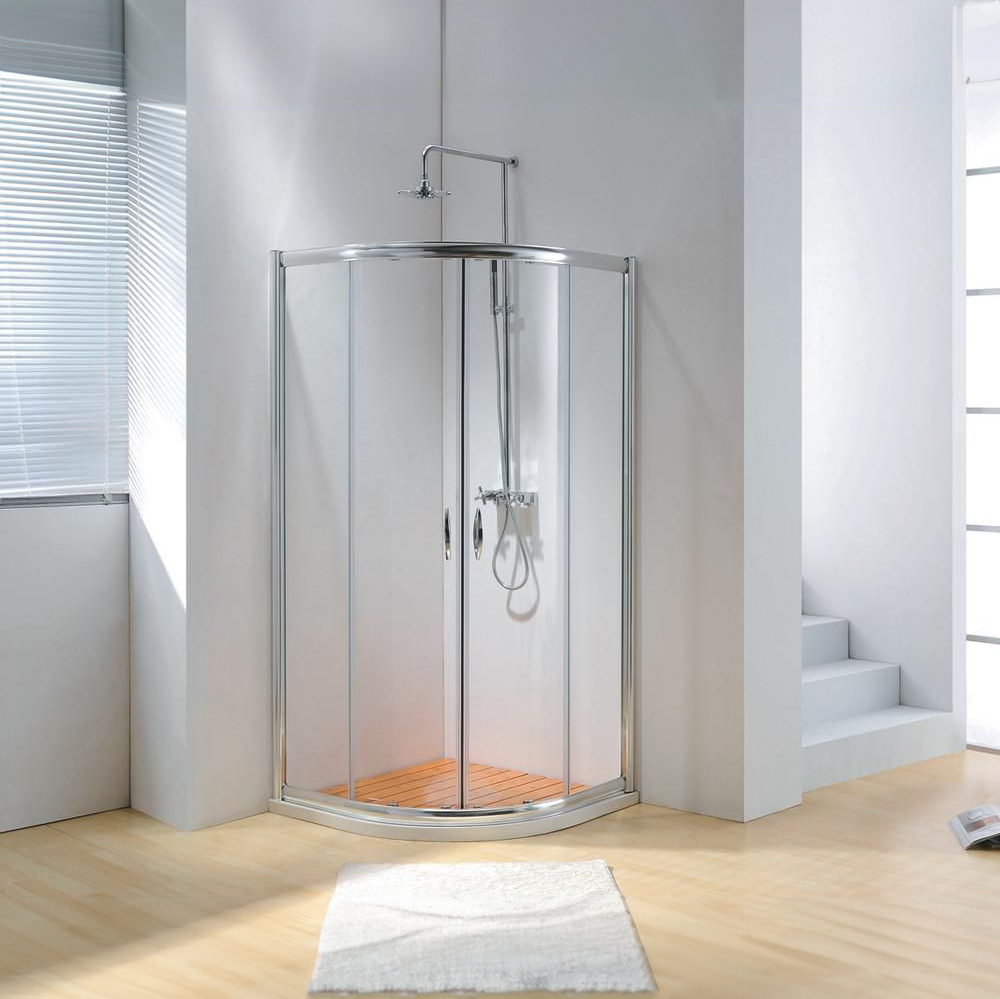 Dreamwerks 40"W x 79"H Framed Sliding Shower Enclosure - Available in Clear or Frosted Glass - Dreamwerks