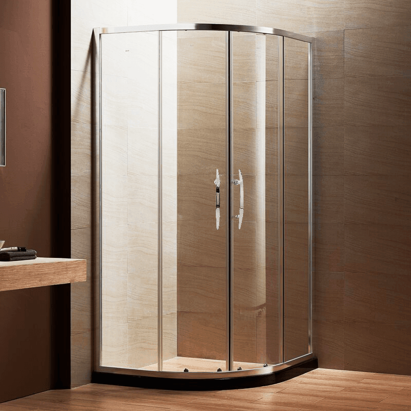 Dreamwerks 36 in. W x 79 in. H Framed Sliding Shower Enclosure - Available in Clear or Frosted Glass - Dreamwerks