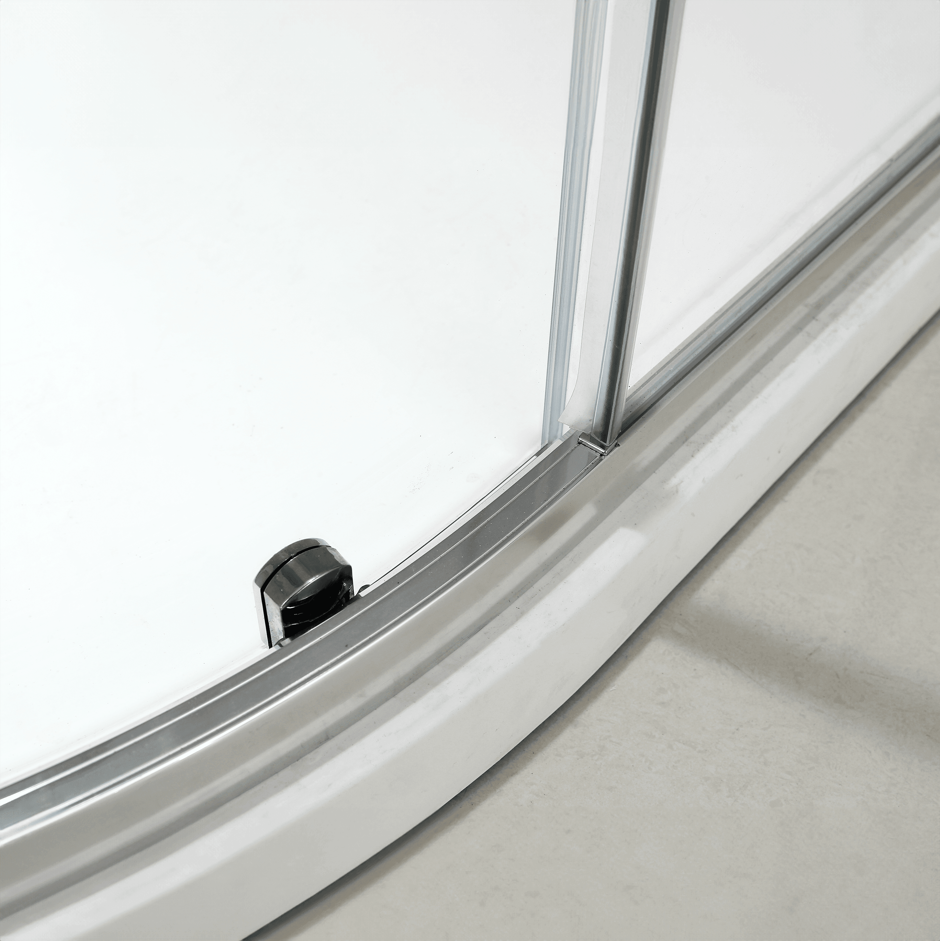Monaco 36 in. W x 36 in. D x 75 in. H Round Chrome Shower Kit