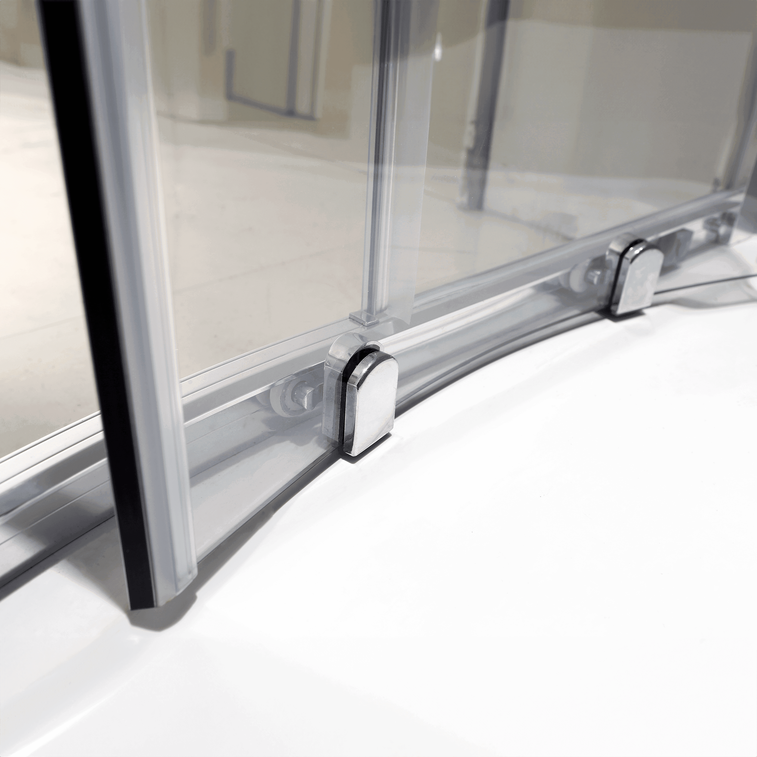 Monaco 36 in. W x 36 in. D x 75 in. H Round Chrome Shower Kit - Dreamwerks
