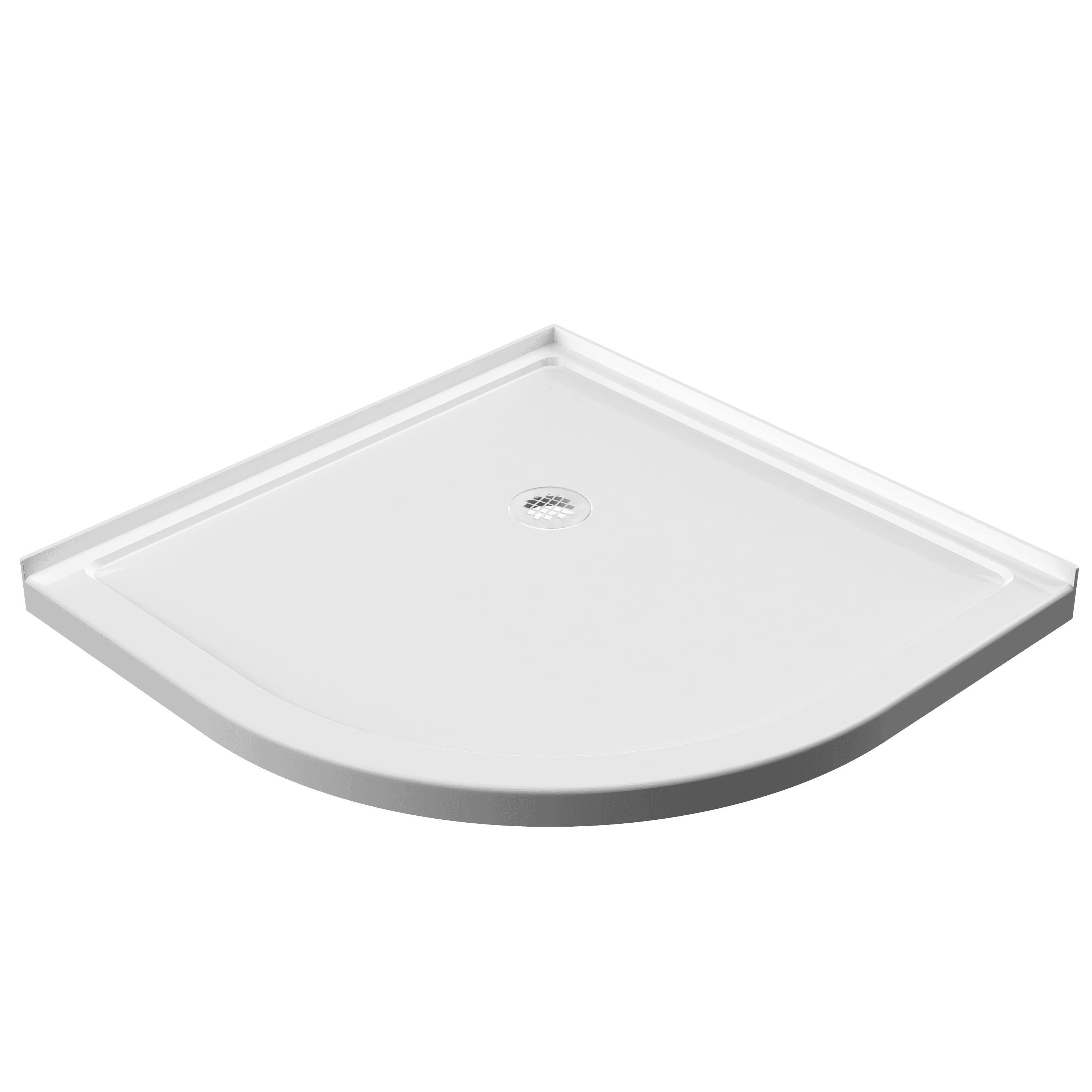 Monaco 36 in. W x 36 in. D x 75 in. H Round Chrome Shower Kit