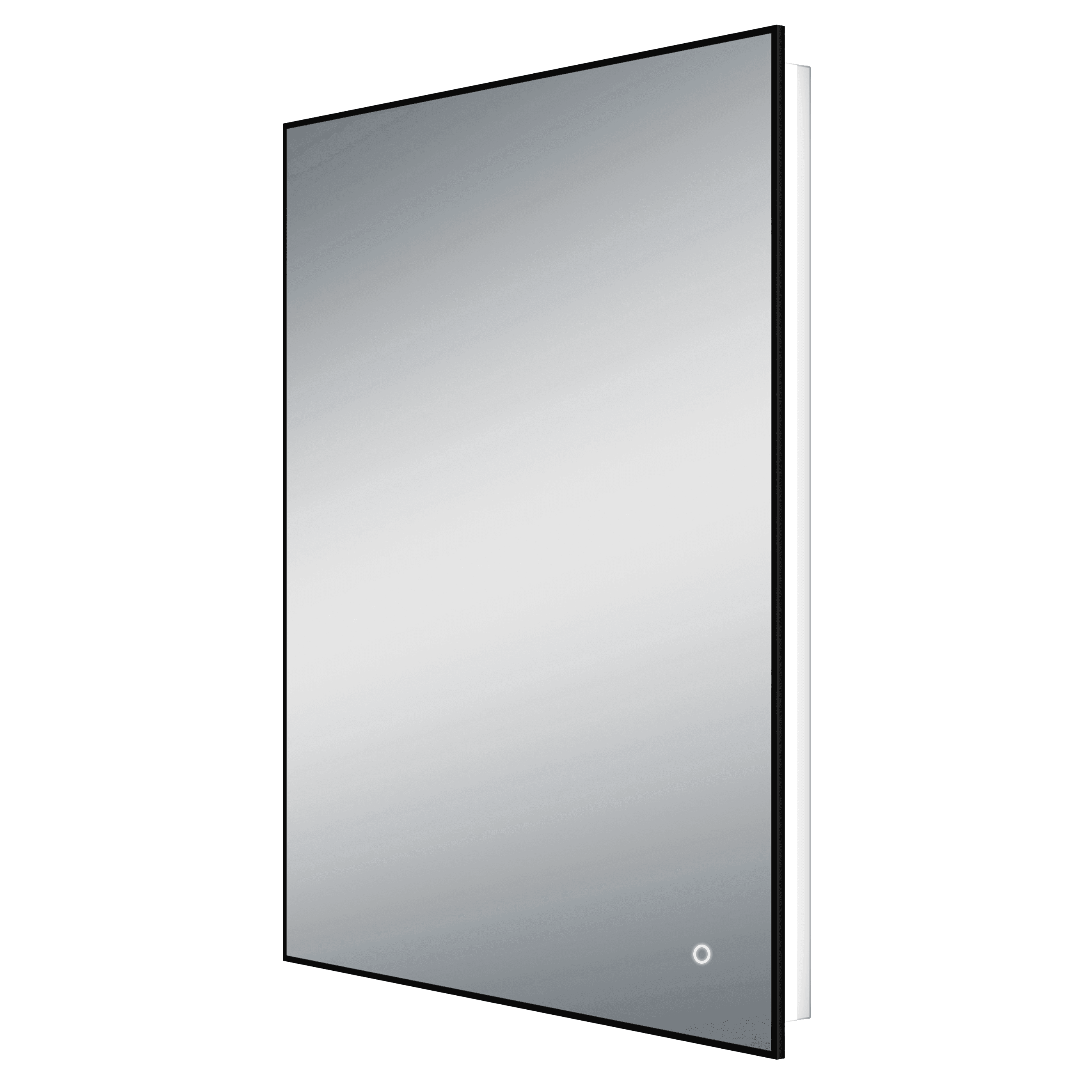 MARTZ 24"W x 32"H modern bathroom mirror with dimmable LED, touchscreen & anti-fog feature.