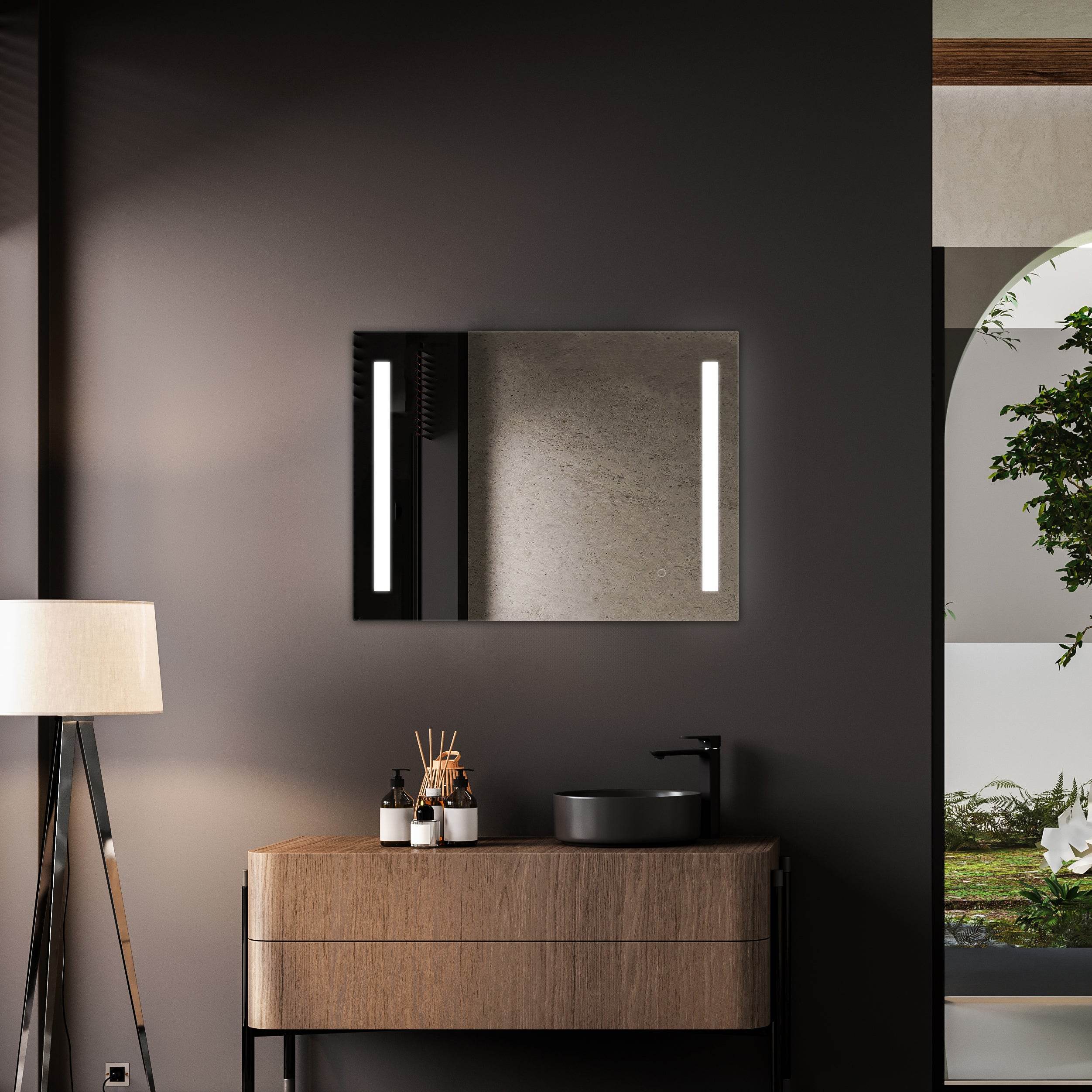 Treviso LED Mirror with Dimmer and Defogger - Available in 4 Sizes - Dreamwerks