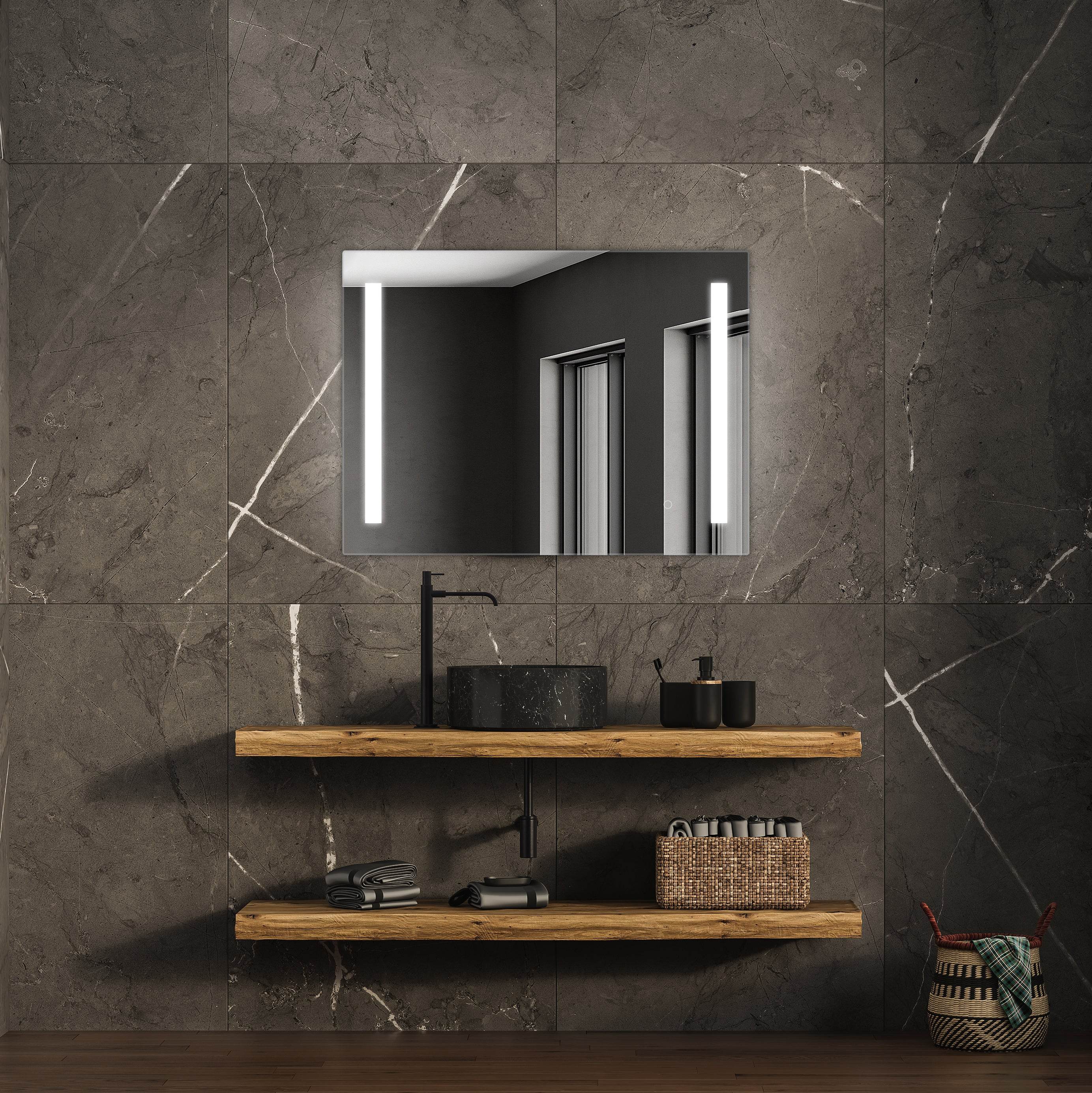 Treviso LED Mirror with Dimmer and Defogger - Available in 4 Sizes - Dreamwerks