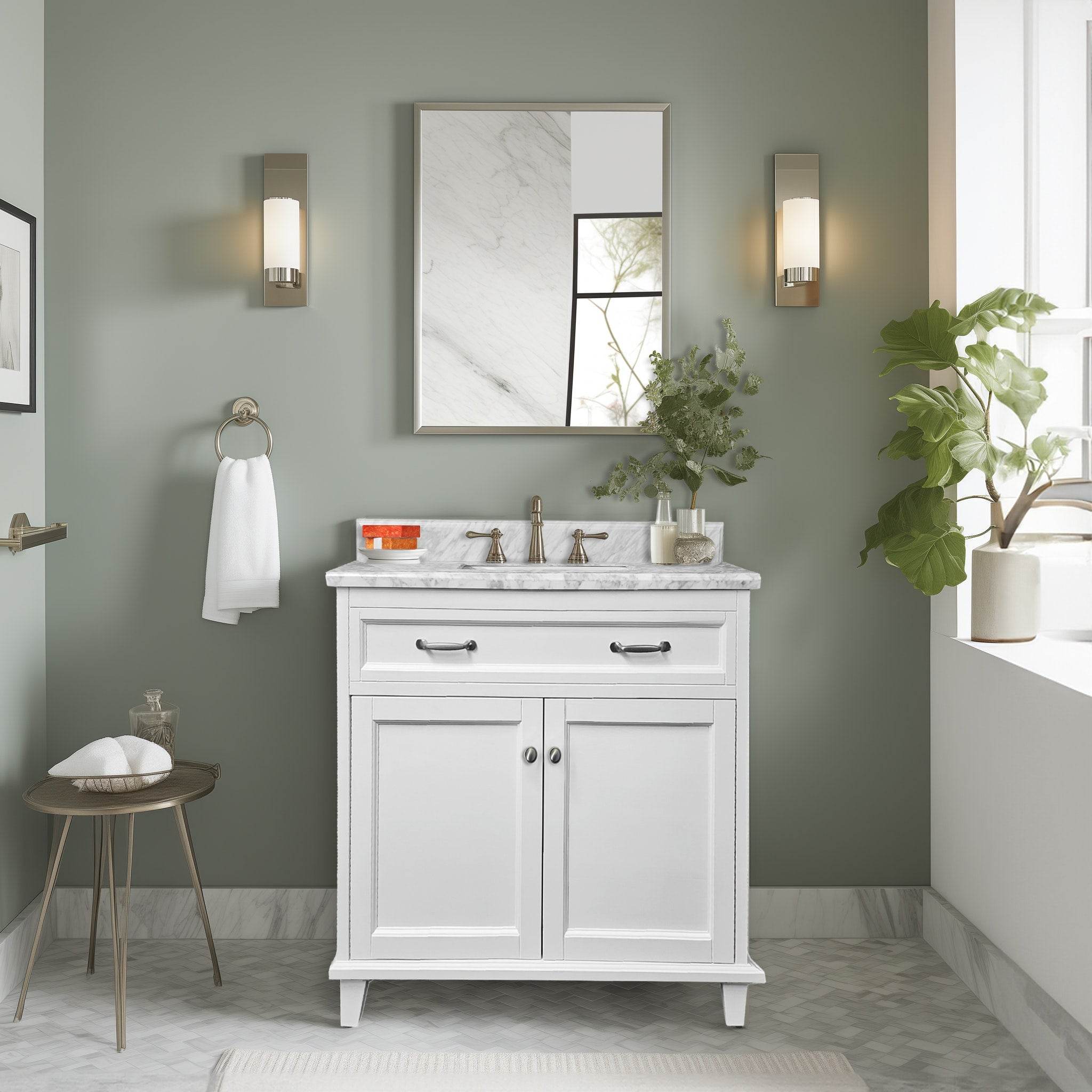 Stylish vanity collections for bathrooms with sink by Dreamwerks – modern and classic designs