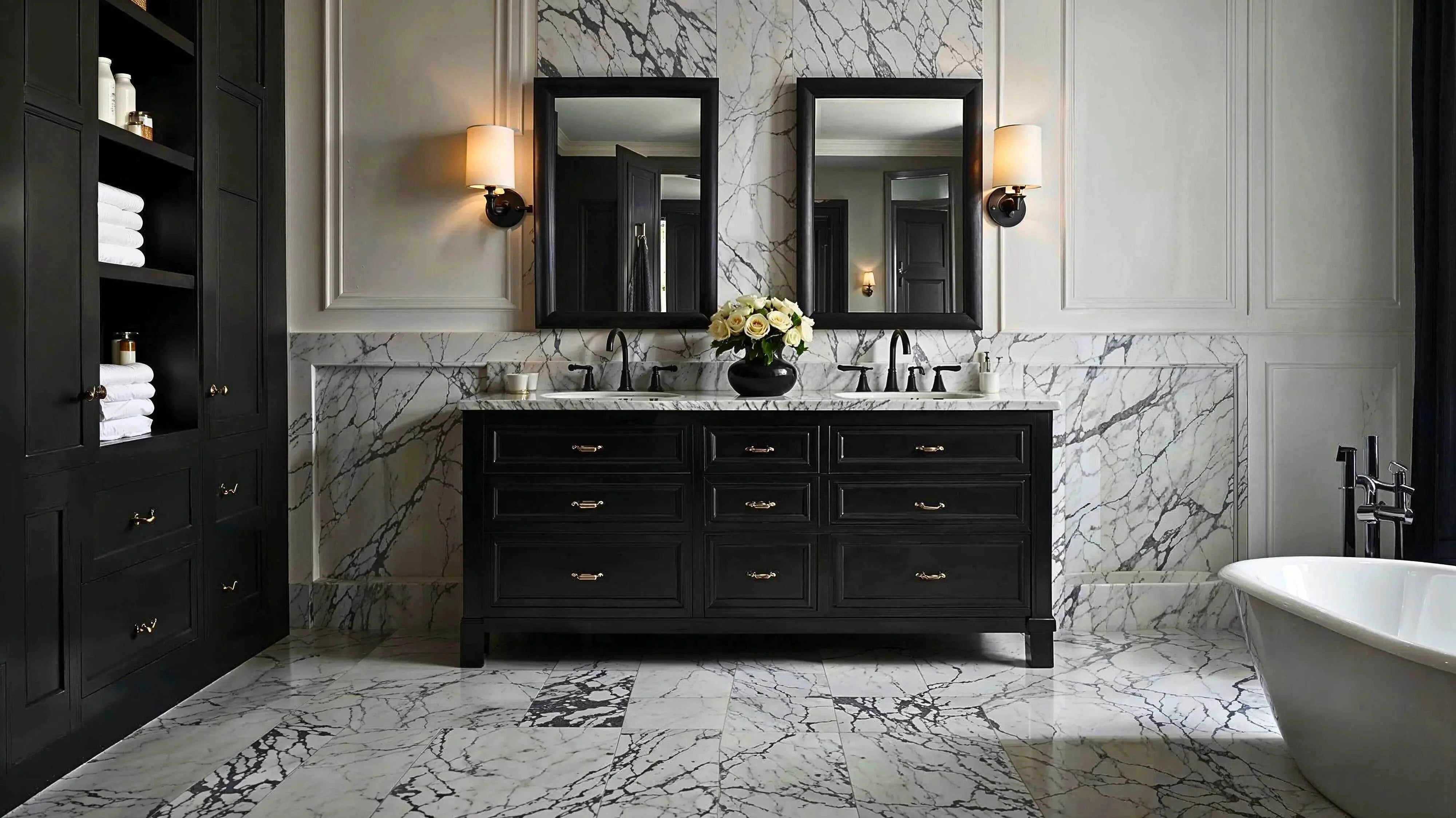 Stylish vanity collections for bathrooms with sink by Dreamwerks – modern and classic designs