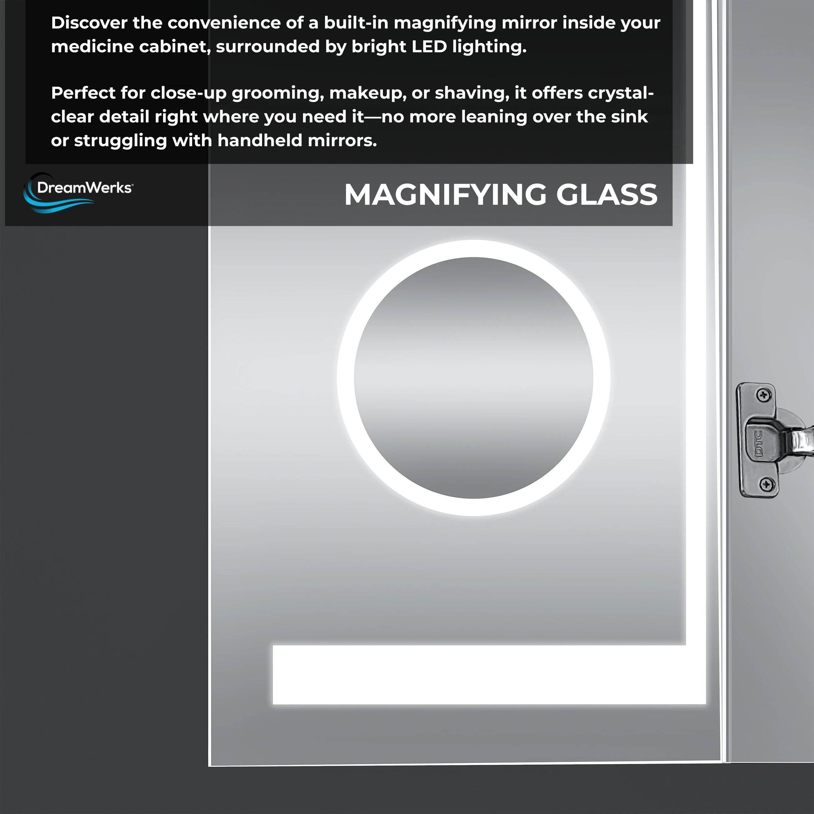 Glenn 24"W X 32"H LED Medicine Cabinet