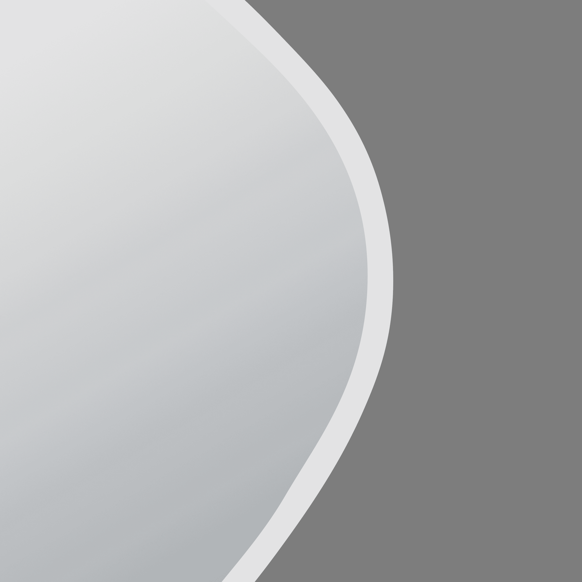 Eva Irregular Shaped LED Lighted Mirror with Dimmer & Defogger - Available in 2 Sizes - Dreamwerks