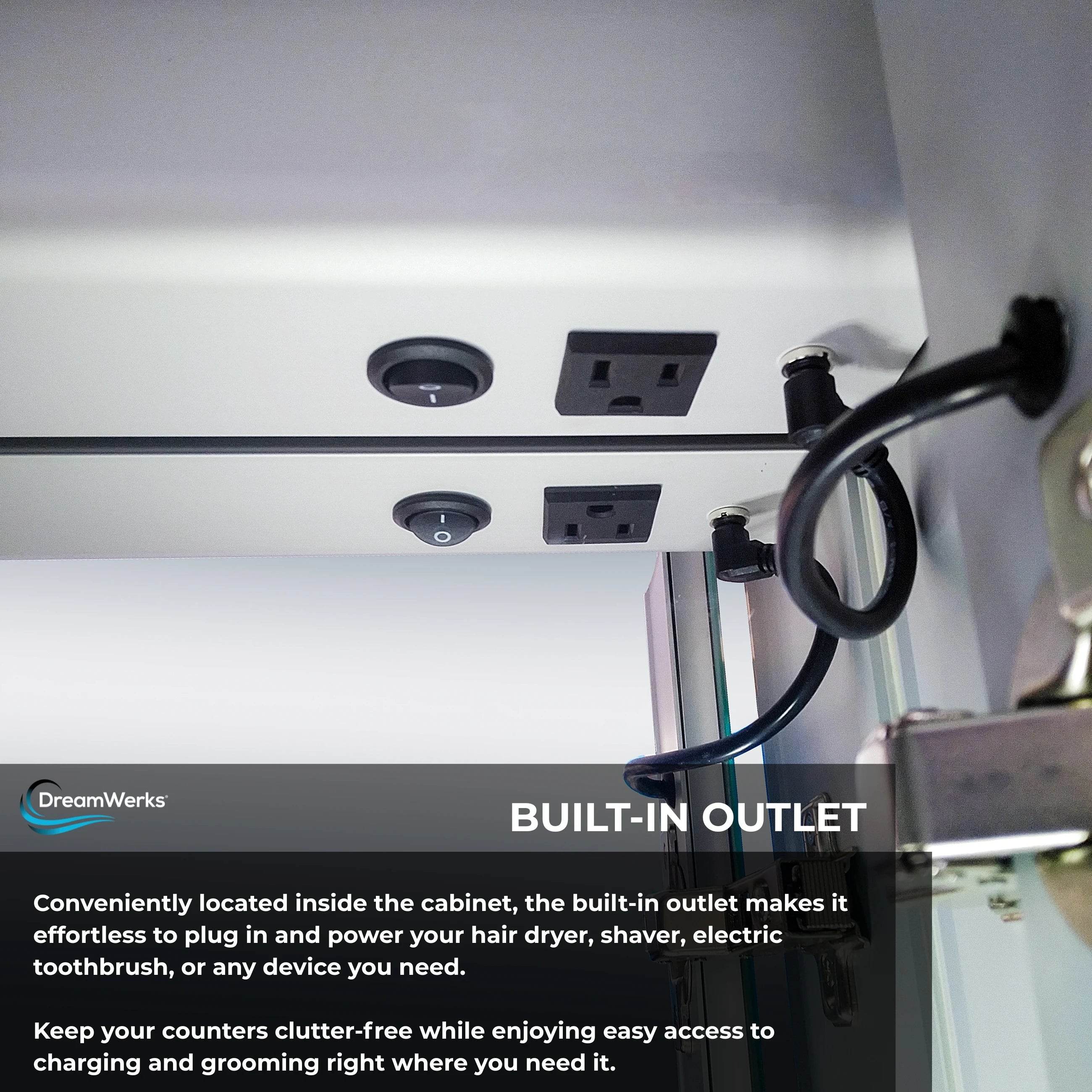 Glenn 24"W X 32"H LED Medicine Cabinet