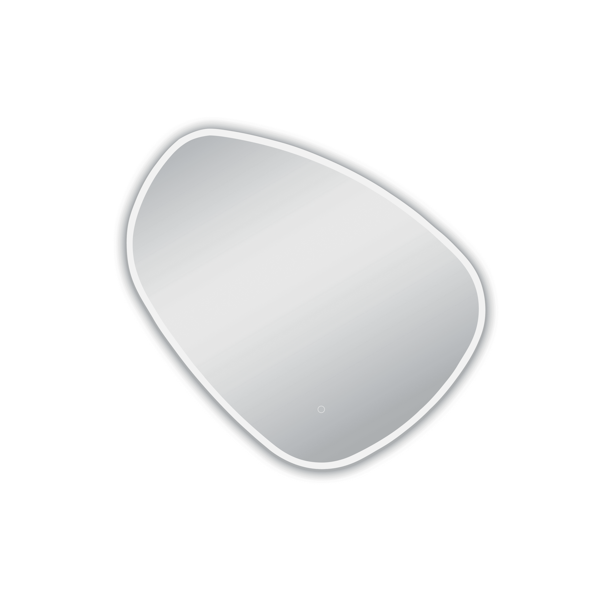 Eva Irregular Shaped LED Lighted Mirror with Dimmer & Defogger - Available in 2 Sizes - Dreamwerks