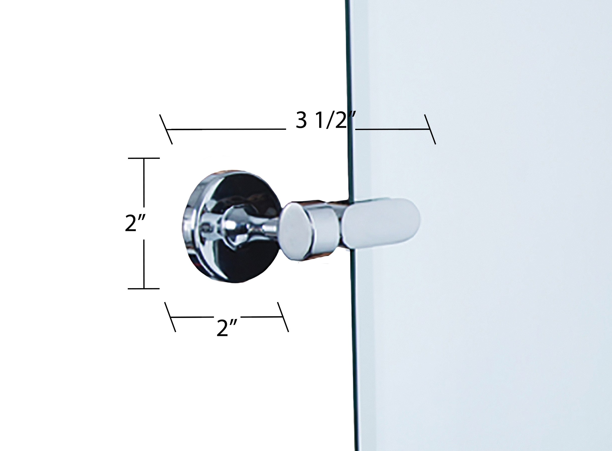 21''W x 24''H Rectangular Frameless Bathroom Pivot Mirror - Available in 3 Colors