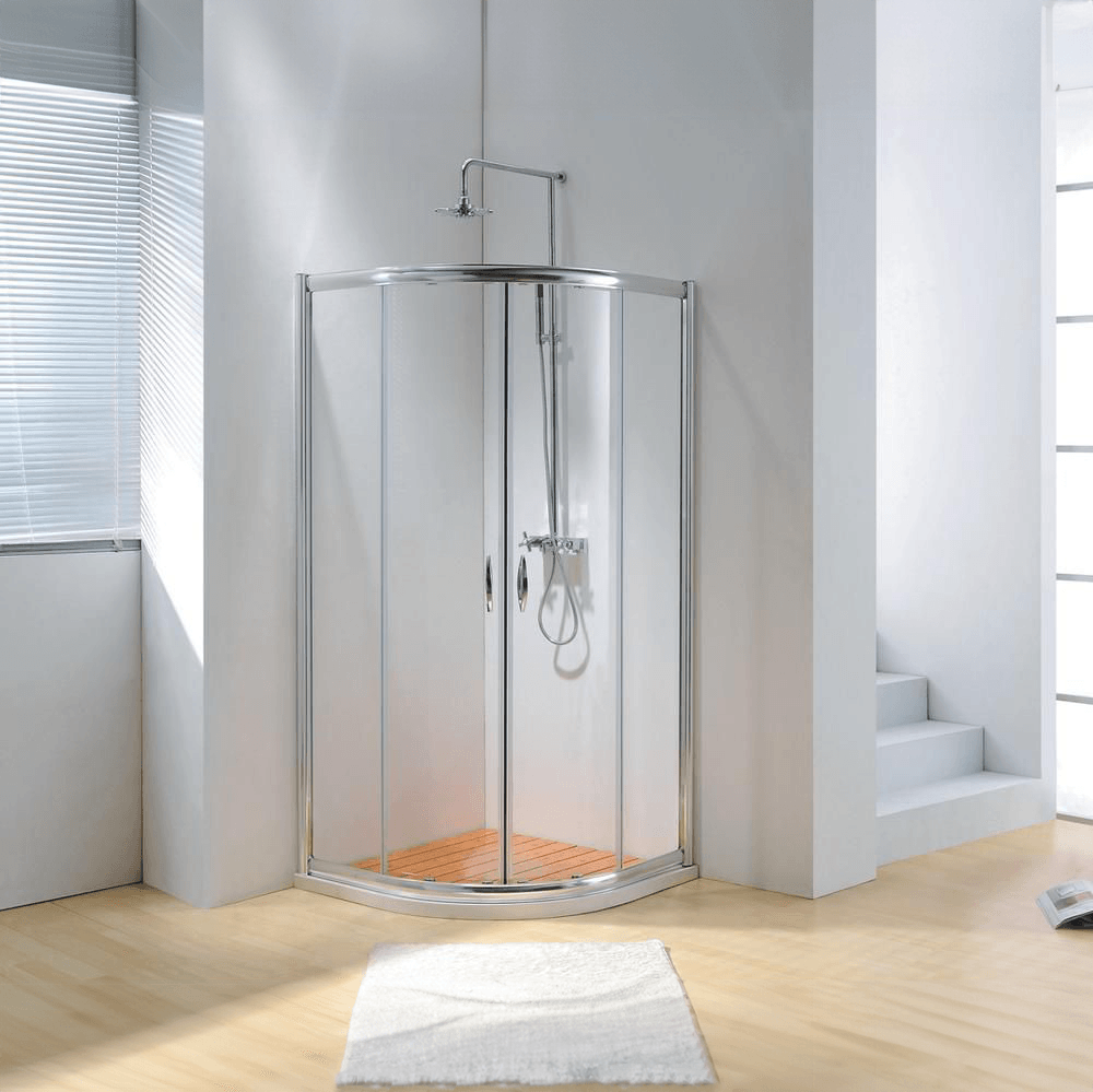 Dreamwerks 40" Sliding Shower Door – Clear or Frosted Glass, Watertight Luxury Enclosure