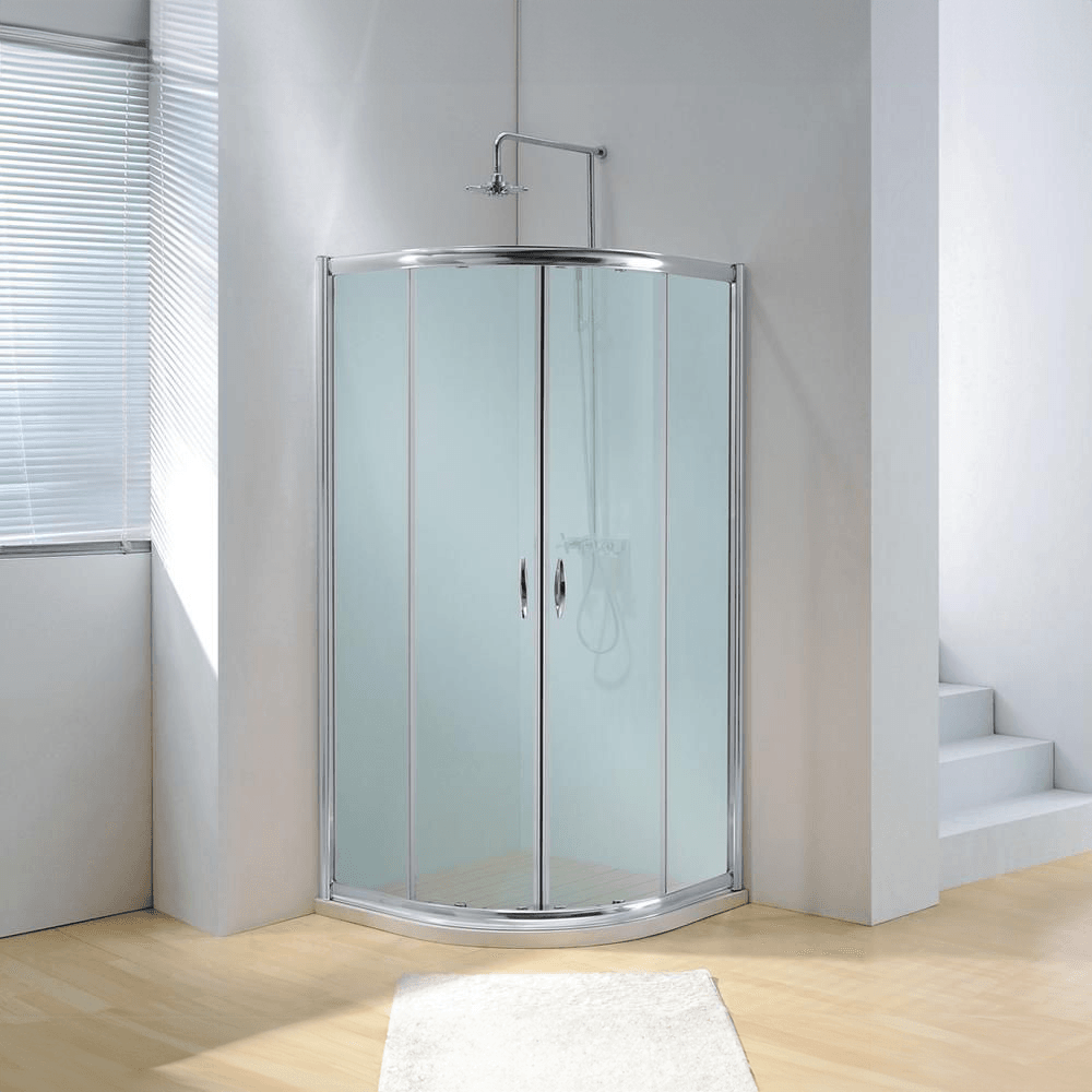 Dreamwerks 40" Sliding Shower Door – Clear or Frosted Glass, Watertight Luxury Enclosure