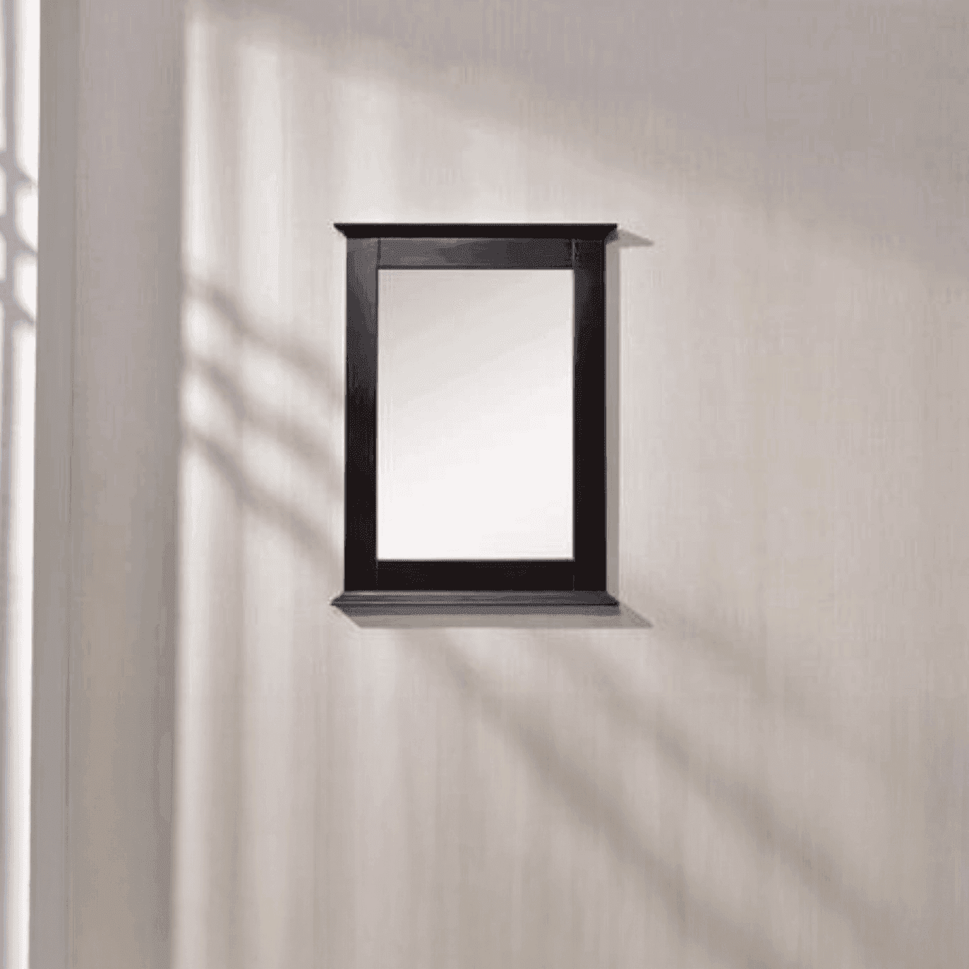 Cambridge 24" x 32" solid wood framed wall mirror in chocolate finish – classic pivot bathroom mirror