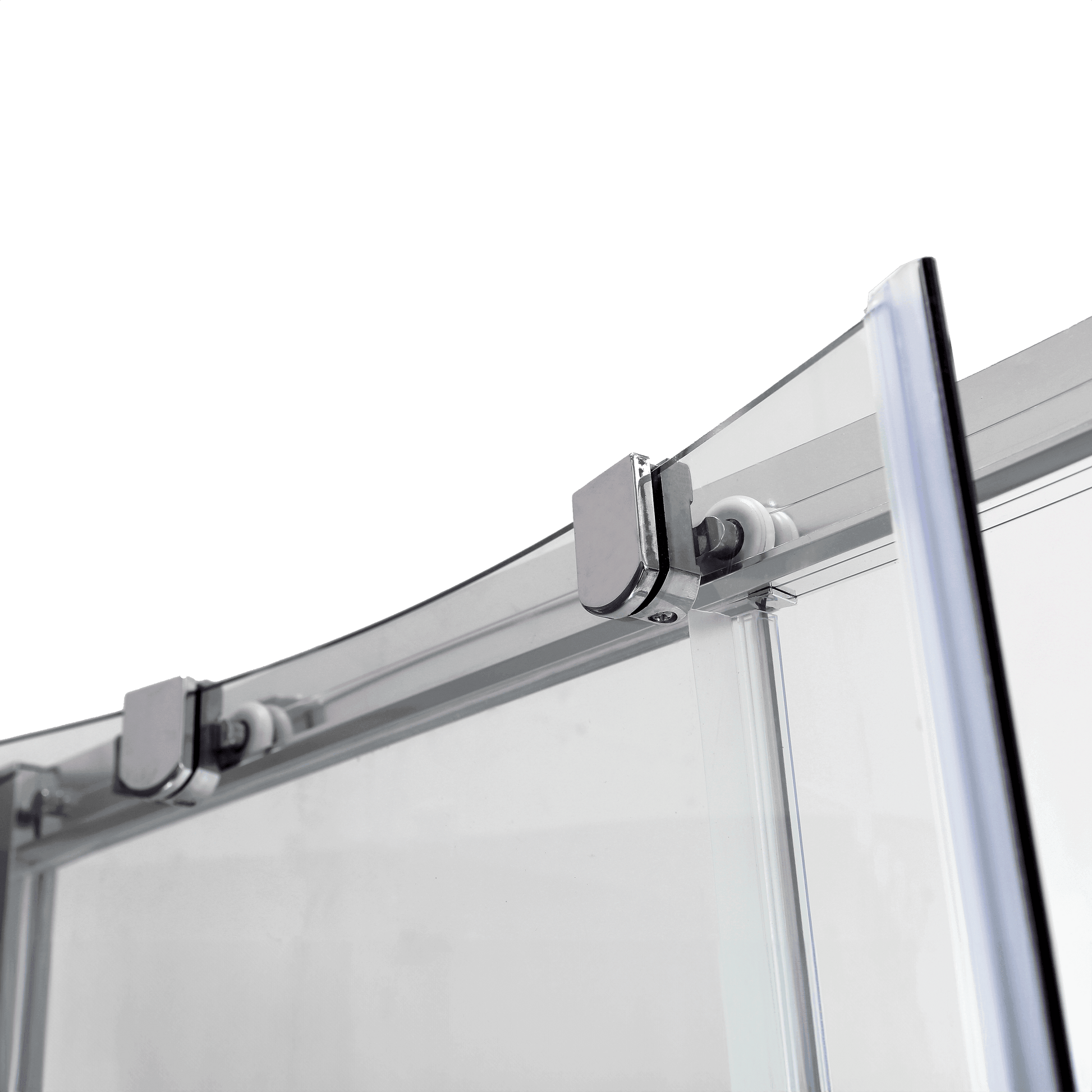 Monaco 36 in. W x 36 in. D x 75 in. H Round Chrome Shower Kit - Dreamwerks