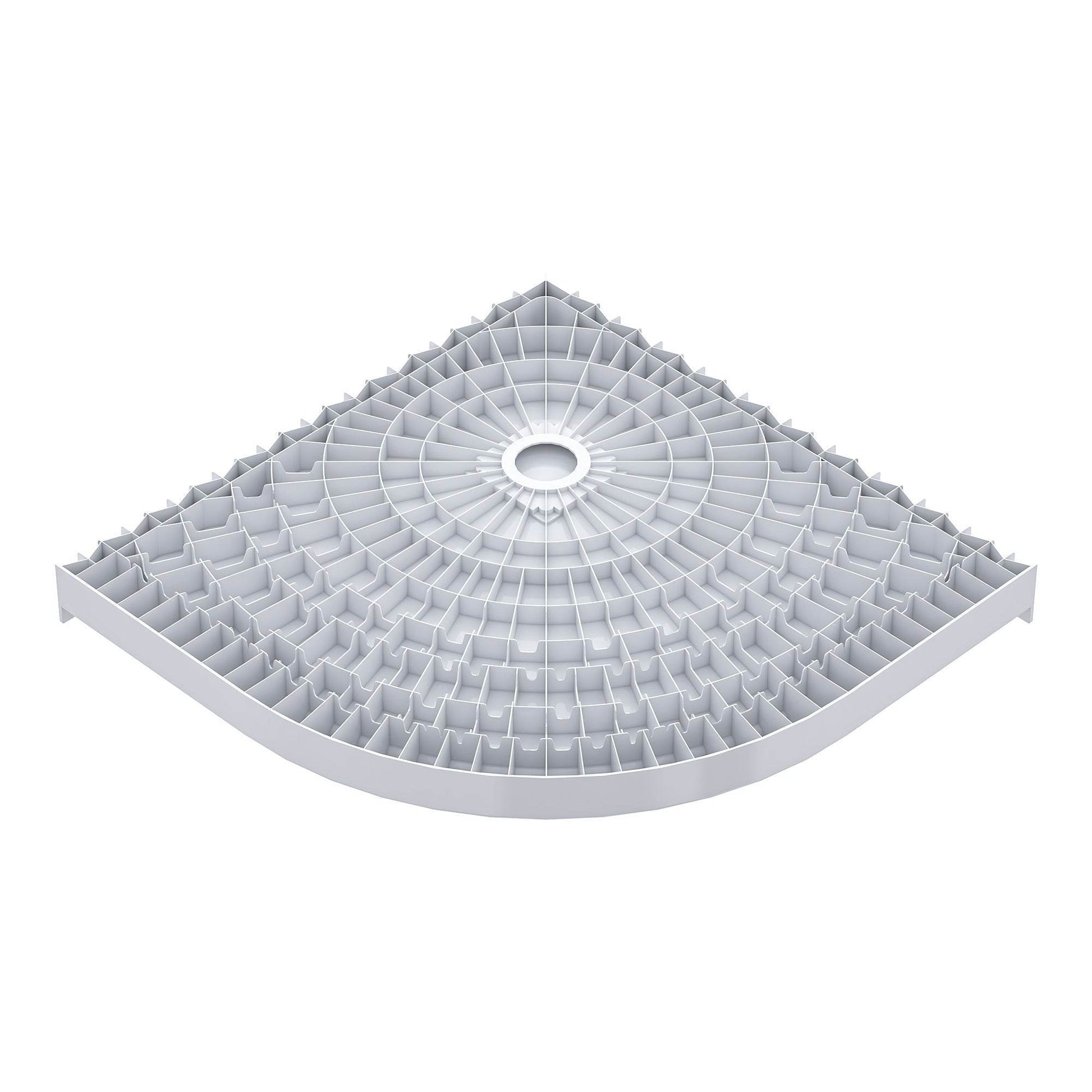 Monaco 36 in. W x 36 in. D x 75 in. H Round Chrome Shower Kit - Dreamwerks