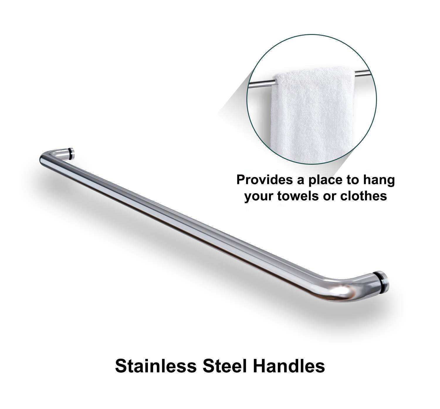 Dreamwerks 60 in. W x 60 in. H Bypass Double Sliding Tub Shower Door in Chrome