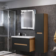 Glenn 24"x32" LED Medicine Cabinet with Dimmable Lighting & Luxury Bathroom Storage