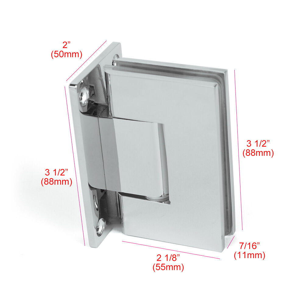 Dreamwerks 30 in. W x 79 in. H Frameless Hinged Shower Door - Available in Clear or Frosted Glass
