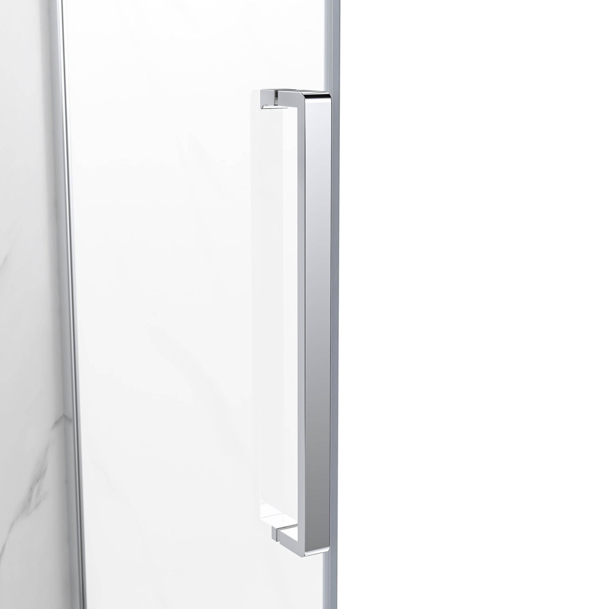 Vienna chrome shower kit with pivot shower door and durable base – all-in-one bathroom upgrade