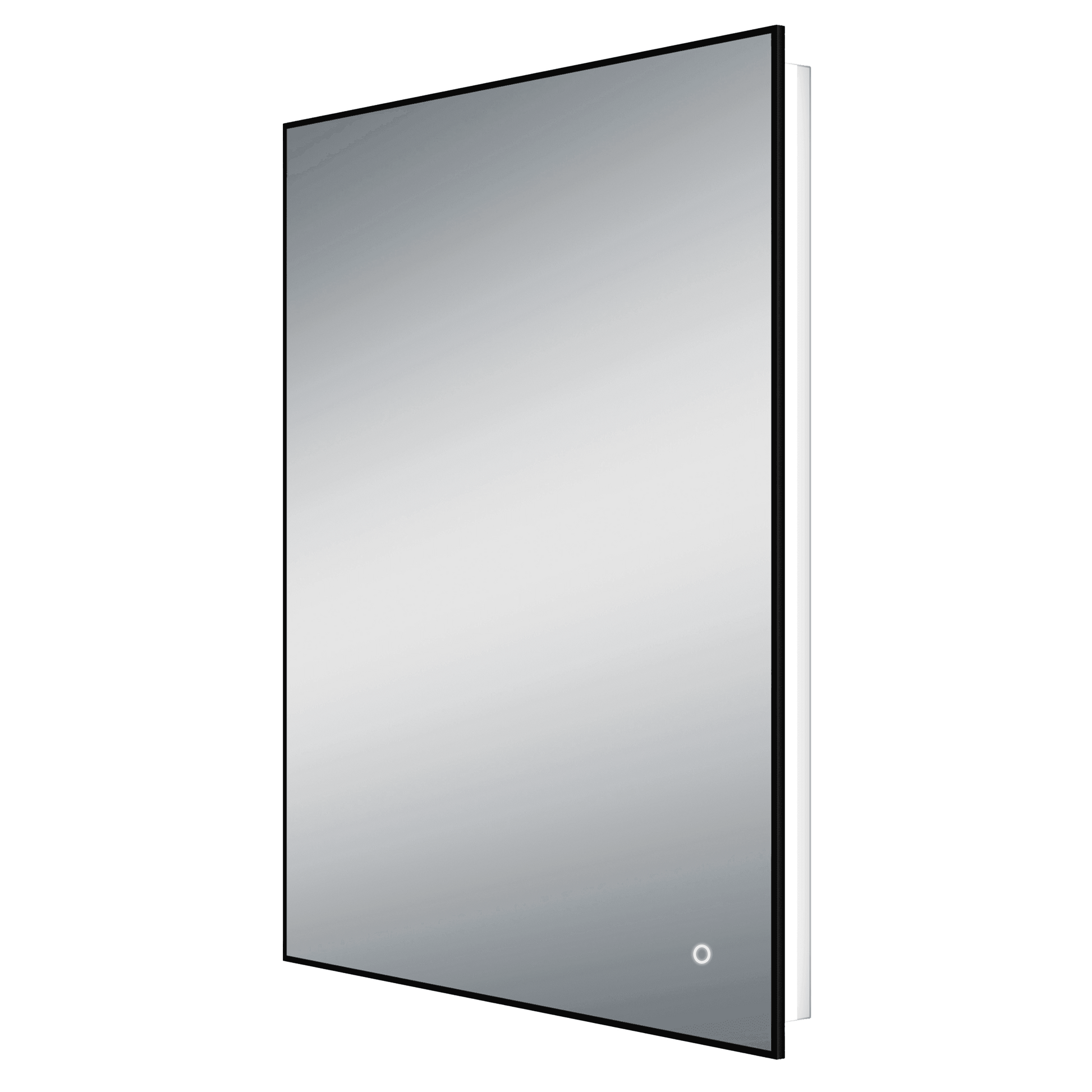 MARTZ 24"W x 32"H modern bathroom mirror with dimmable LED, touchscreen & anti-fog feature.