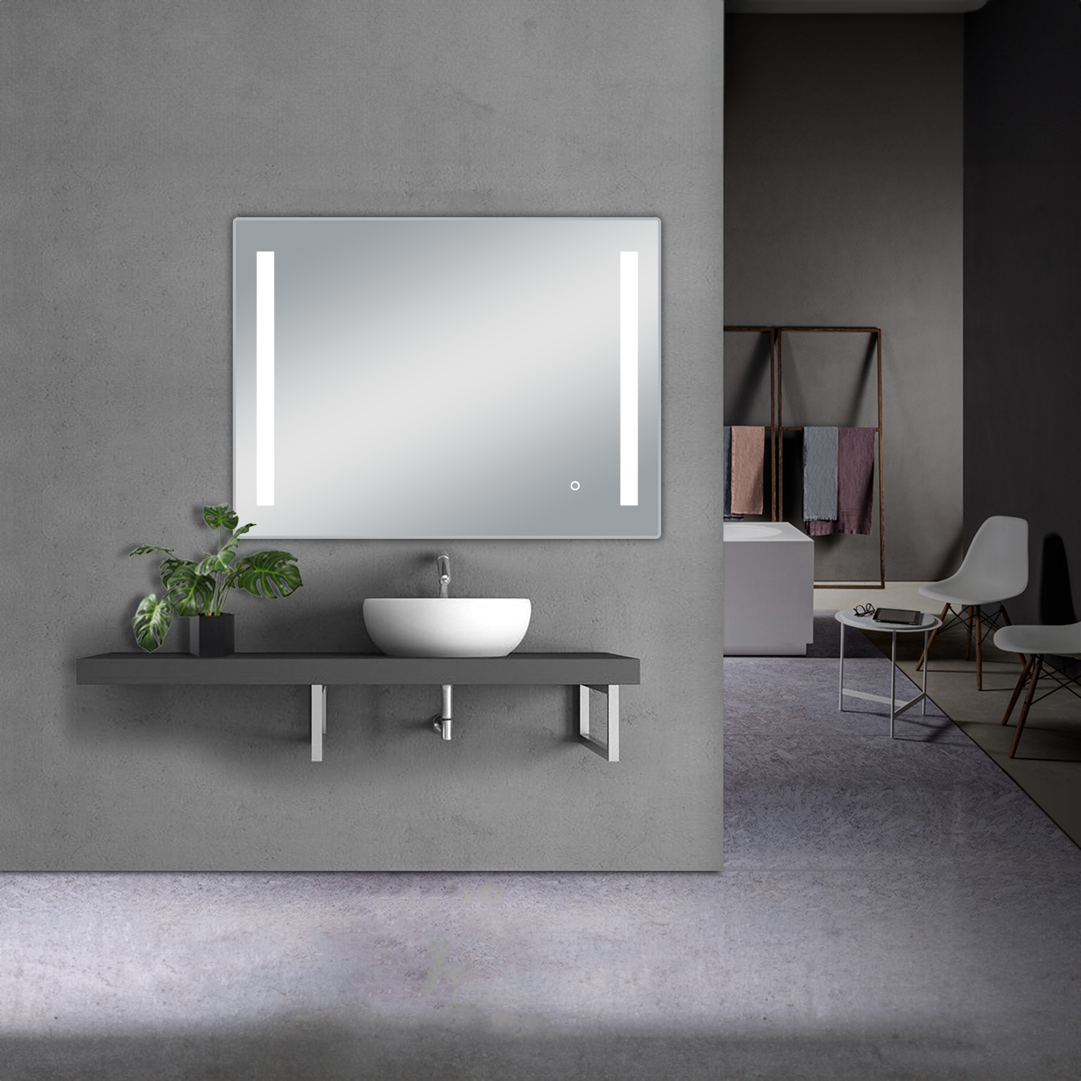 Treviso LED Mirror with Dimmer and Defogger - Available in 4 Sizes
