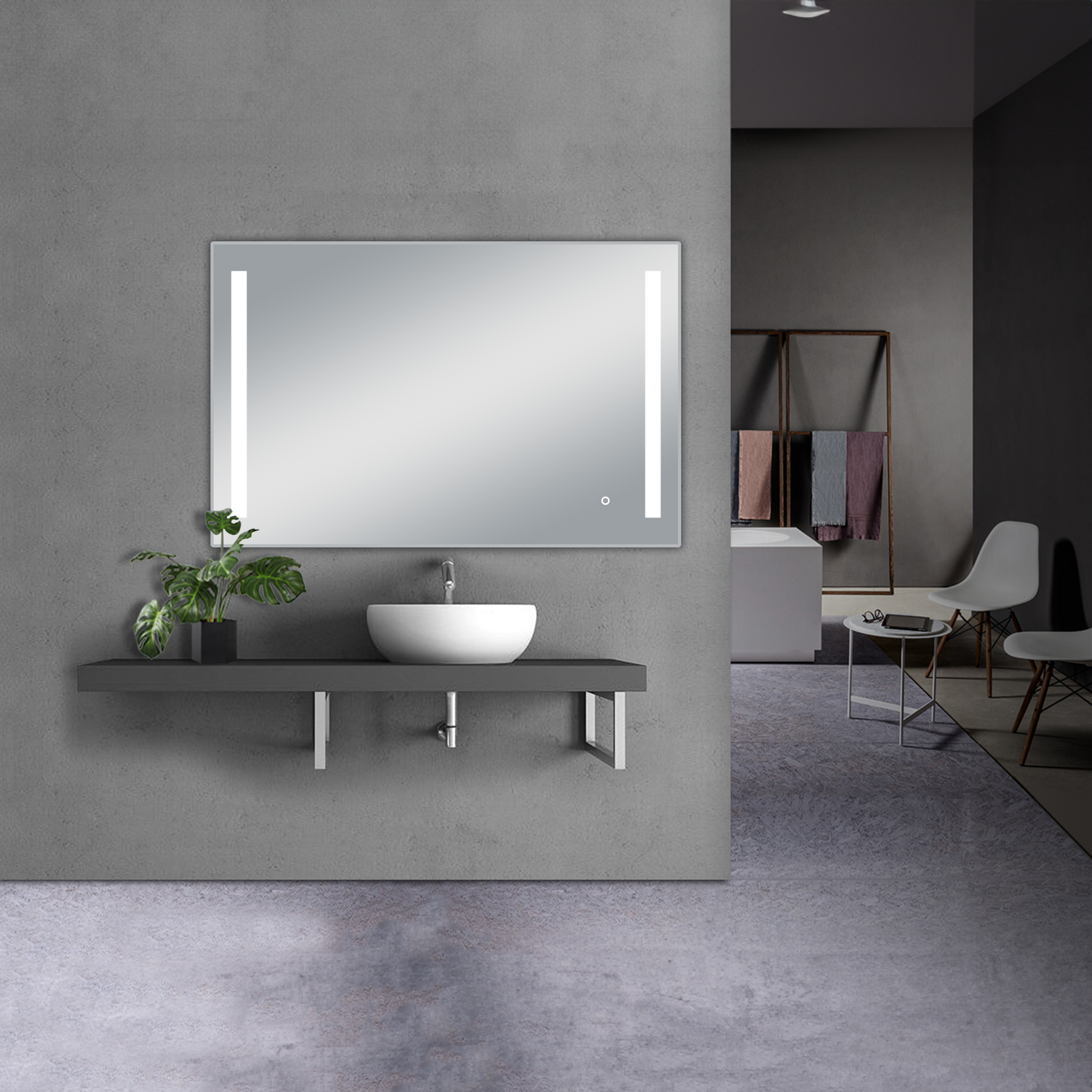 Treviso LED Mirror with Dimmer and Defogger - Available in 4 Sizes