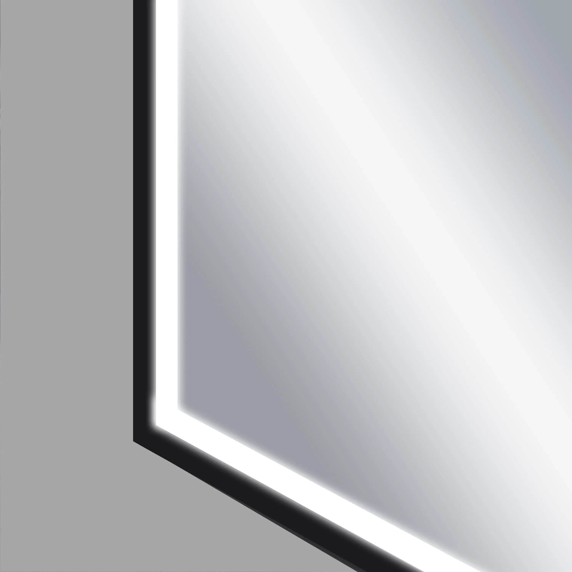 LEO Front & Backlit LED Lighted Mirror with Dimmer & Defogger - Available in 2 Sizes - Dreamwerks