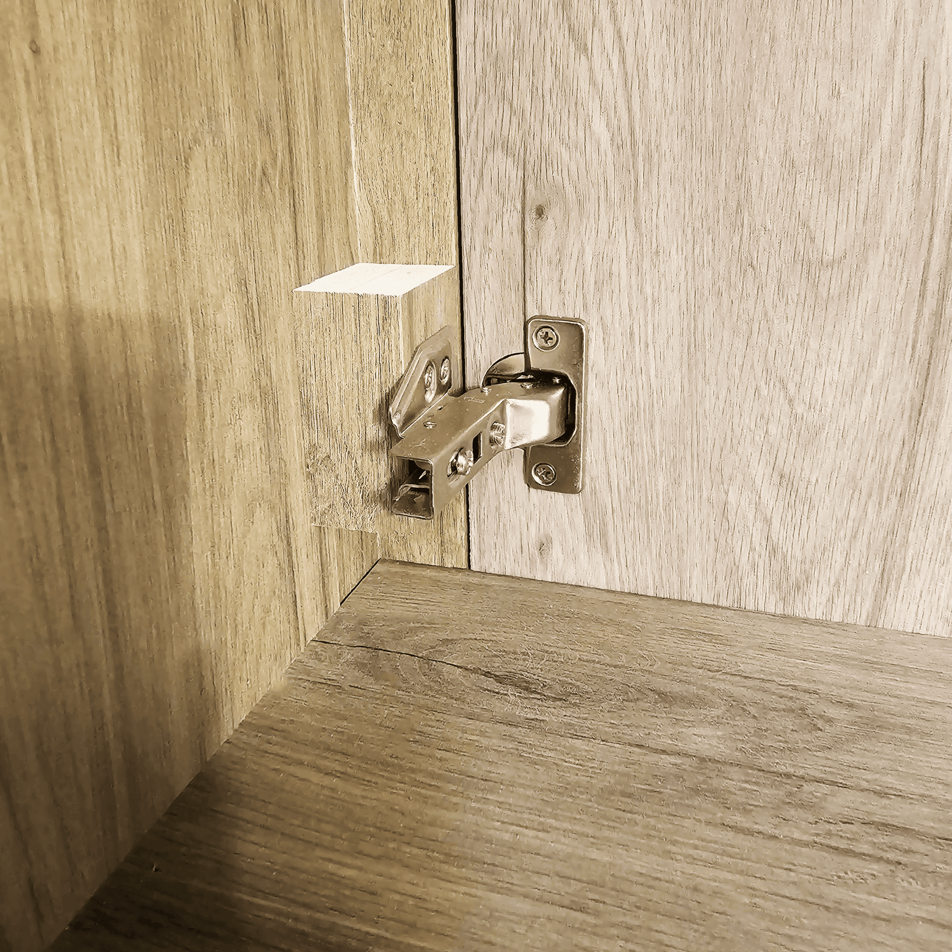 Livorno 30" W x 19" D x 33" H Vanity with White Ceramic Vanity Top in Woodgrain Finish - Dreamwerks