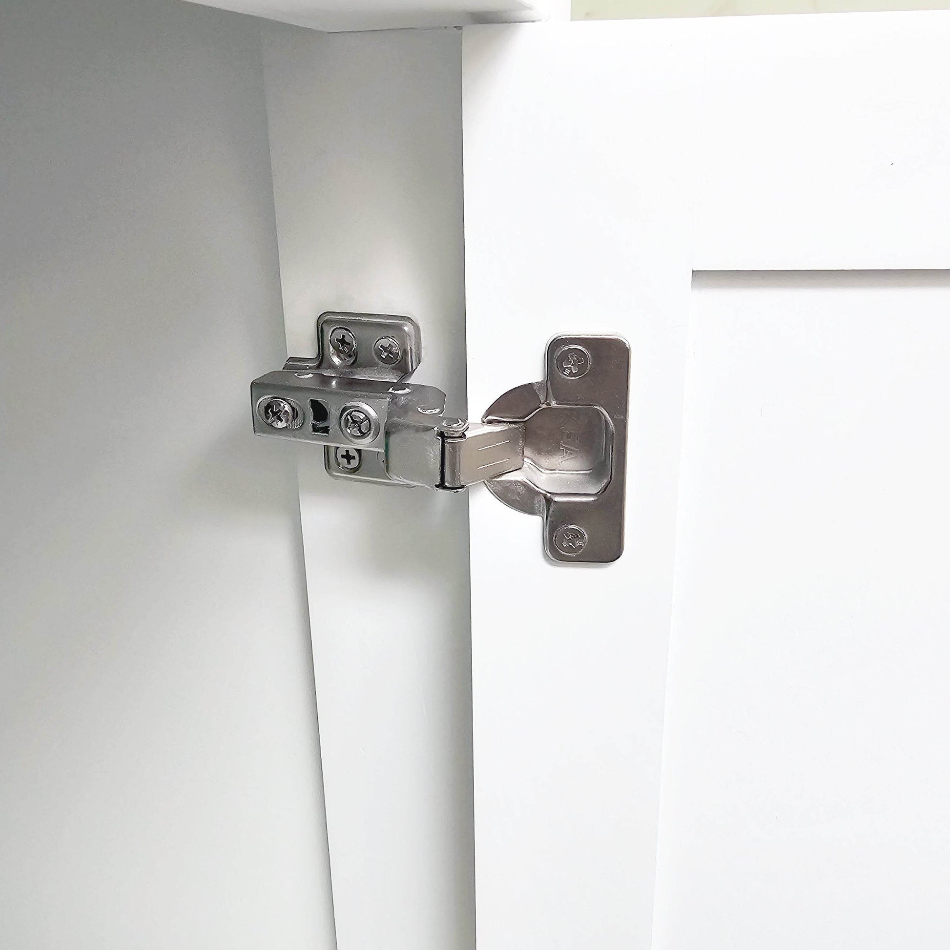 Bathroom Vanity in White with Solid Wood & Carrara Marble Top - Available in 3 sizes - Dreamwerks