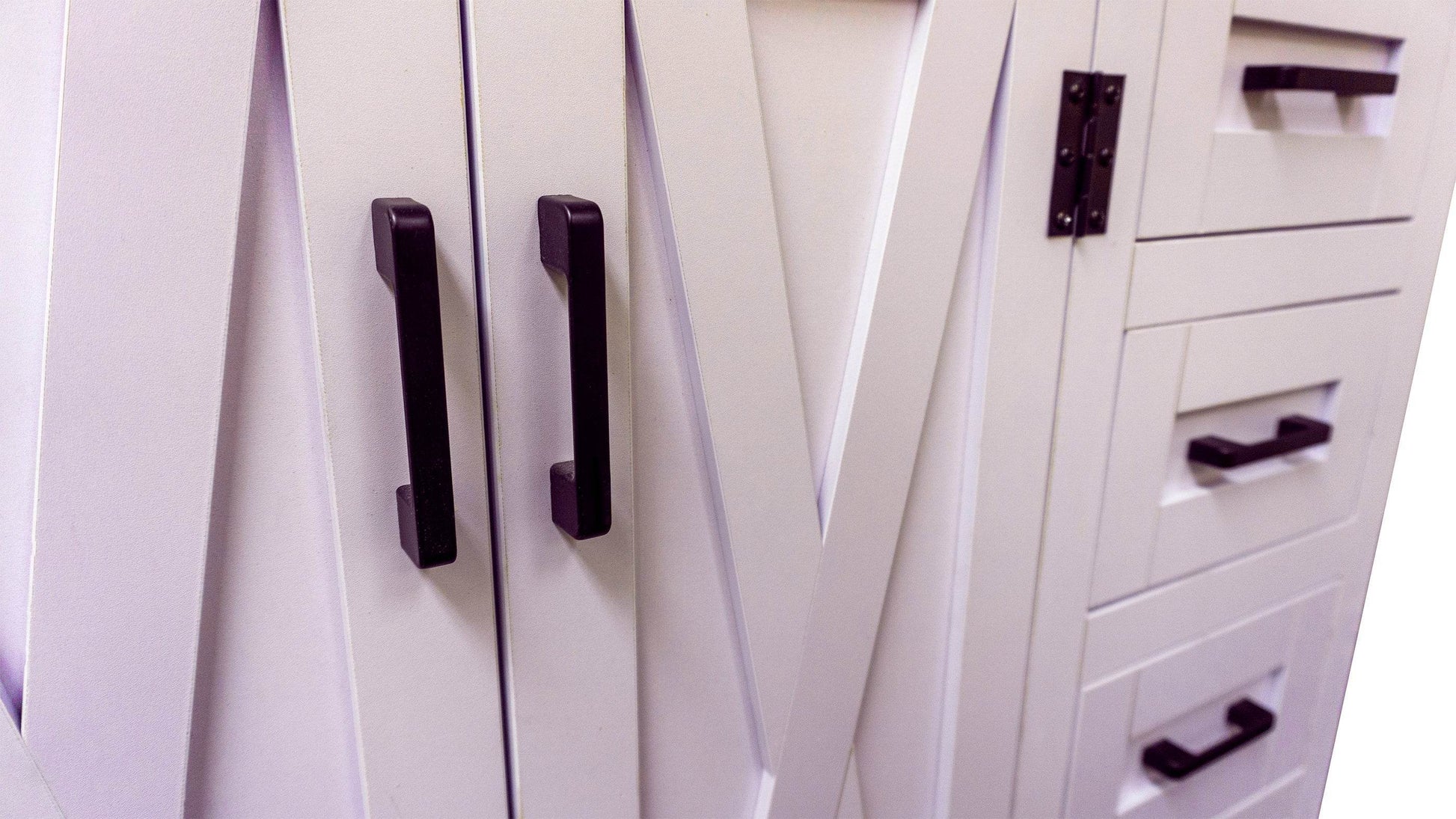 Salerno 36" W x 21.5" D x 33.5" H White Lilac Vanity with Cultured Marble Vanity Top - Dreamwerks