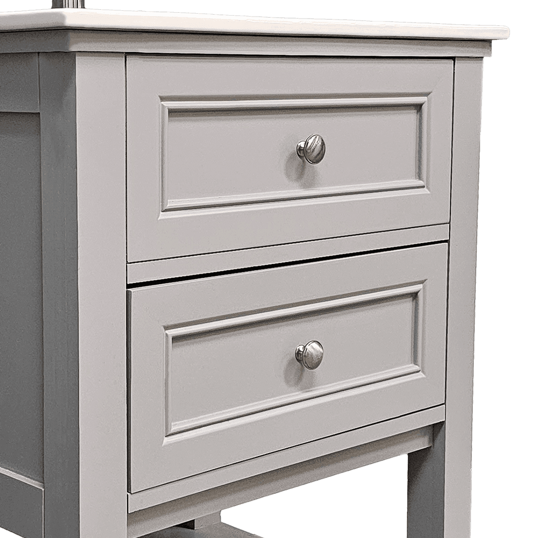 Sienna 24" W x 22" D x 33" H Vanity In Gray with Ceramic Vanity Top - Dreamwerks