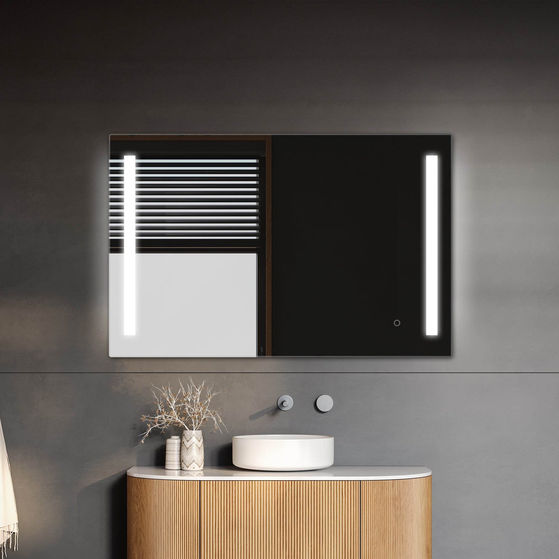 Treviso LED Mirror with Dimmer and Defogger - Available in 4 Sizes - Dreamwerks