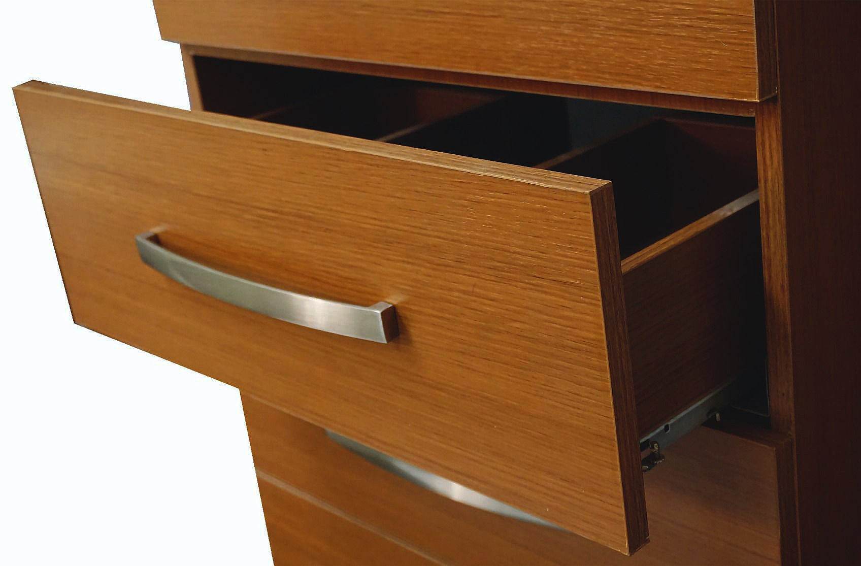 Geneva 24" W x 18" D x 33" H Vanity In Light Walnut With Ceramic Top - Dreamwerks