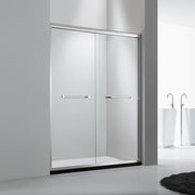 Dreamwerks Bright Chrome Sliding Shower Door - Available in 2 sizes - Dreamwerks