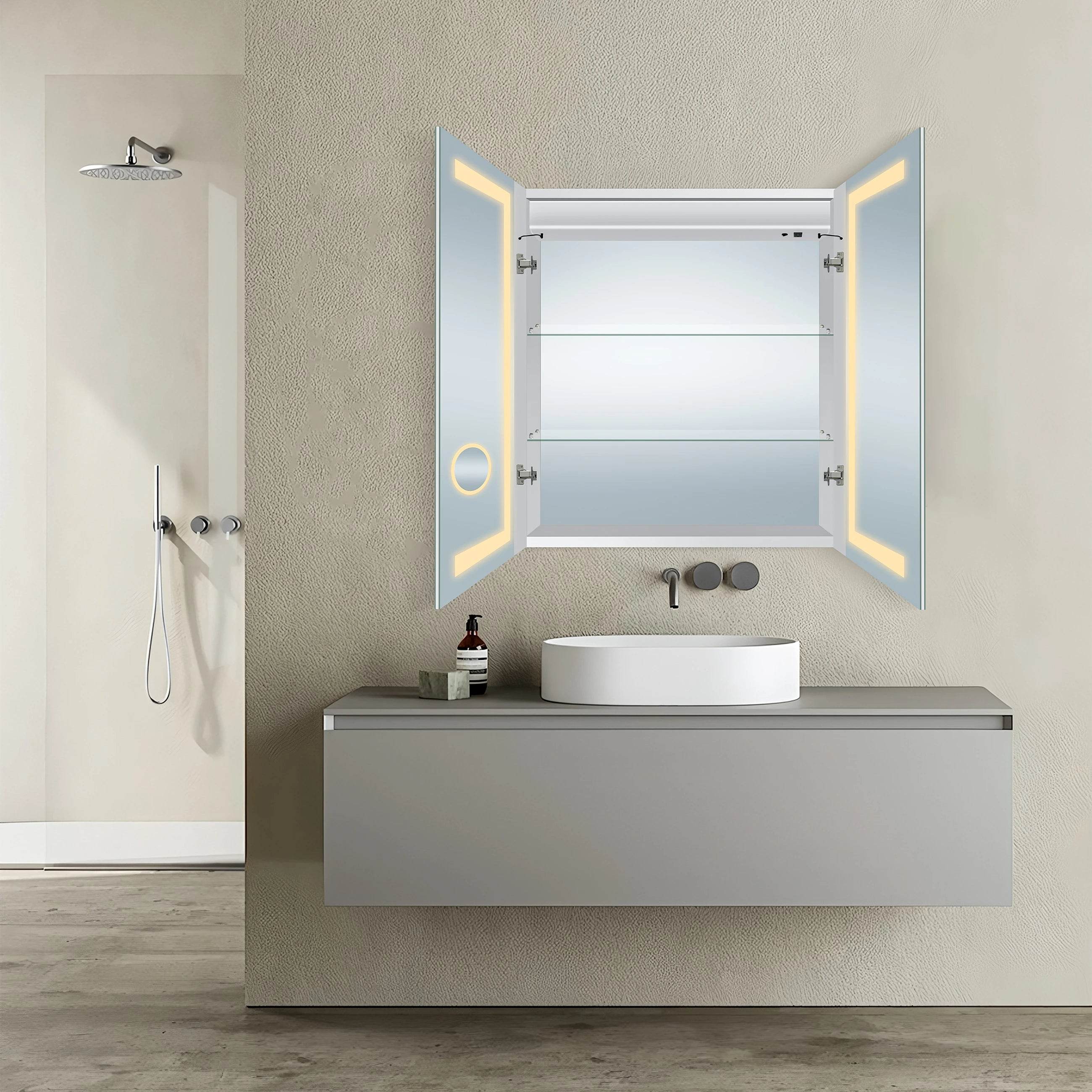 Glenn 24"W X 32"H LED Medicine Cabinet