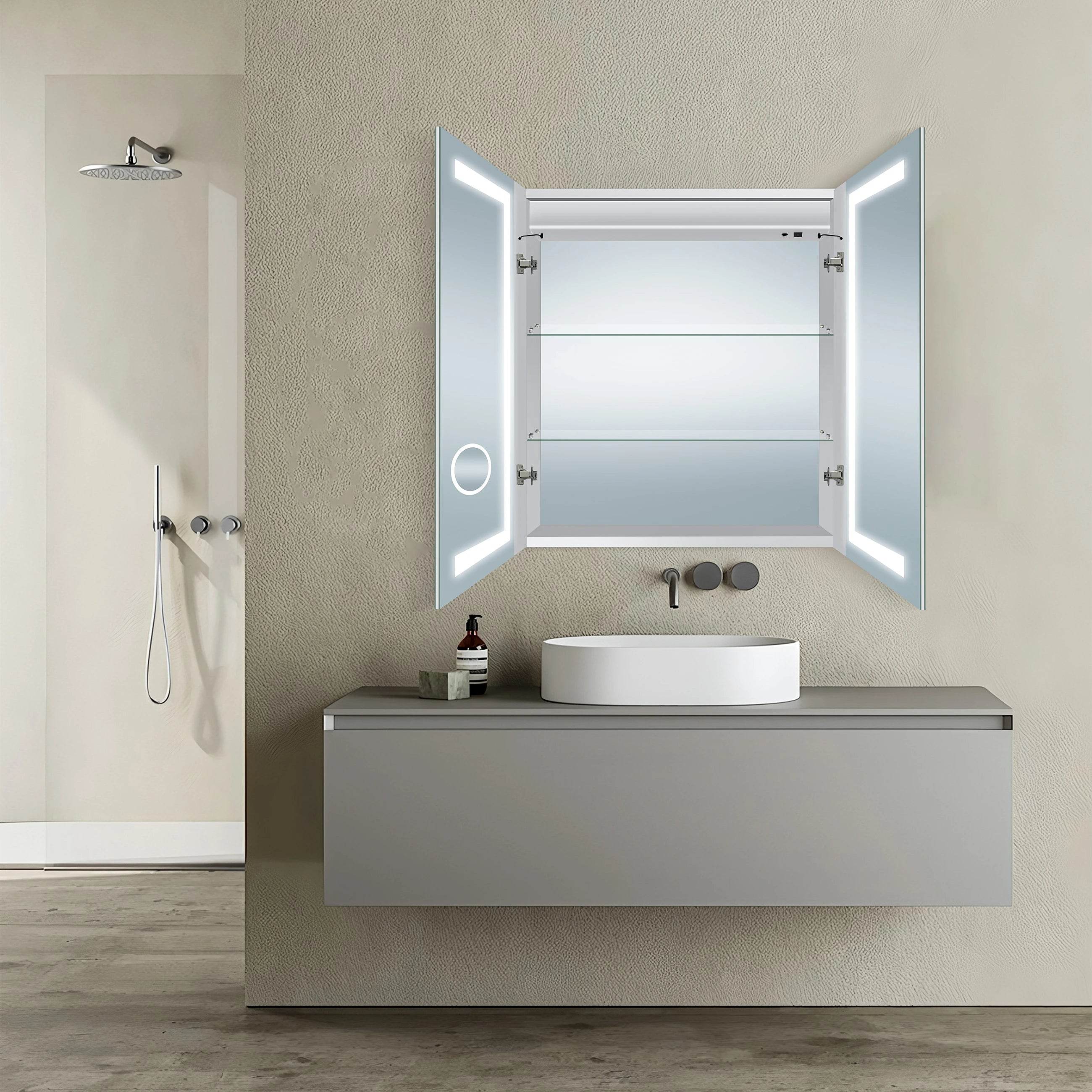 Glenn 24"W X 32"H LED Medicine Cabinet