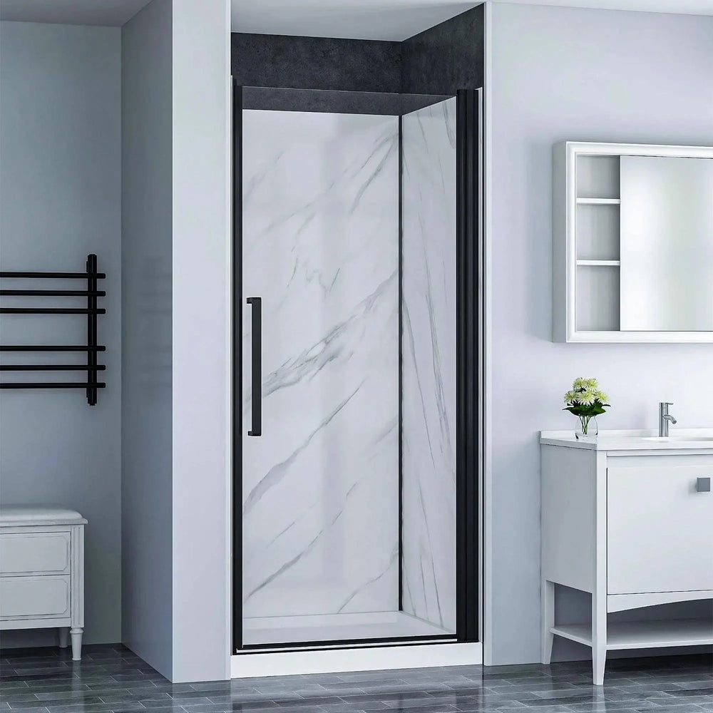 Dreamwerks - Shower Kit - York 36 in. W x 36 in. D x 79 in. H Alcove Black Shower Kit- DK1132BB-MB