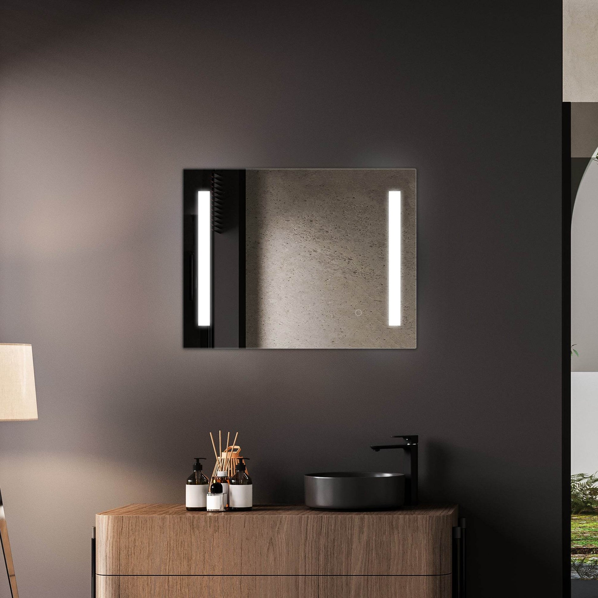 Treviso LED Mirror with Dimmer and Defogger - Available in 4 Sizes - Dreamwerks