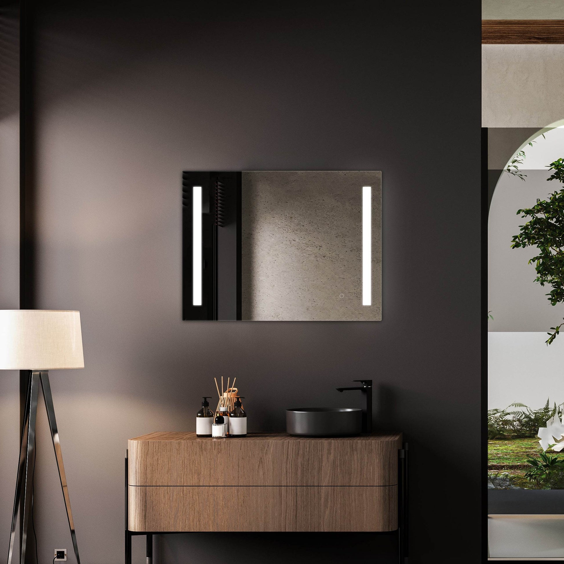 Treviso LED Mirror with Dimmer and Defogger - Available in 4 Sizes - Dreamwerks