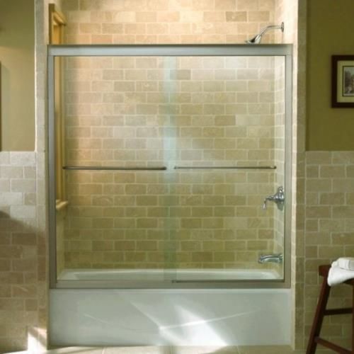 Dreamwerks 60 in. W x 60 in. H Framed Bypass Shower Door in Polished Chrome - Dreamwerks